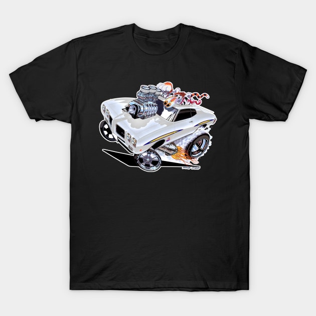 GUILTY 70 GTO Judge White T-Shirt by vincecrain